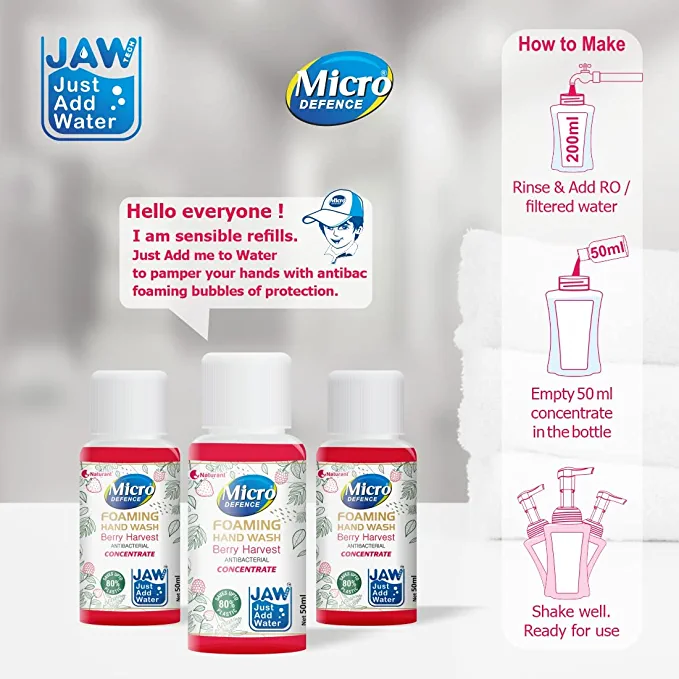 Micro Defence Foaming Hand Wash (Mix Berry) Micro Defence Foaming Hand Wash (Mix Berry)